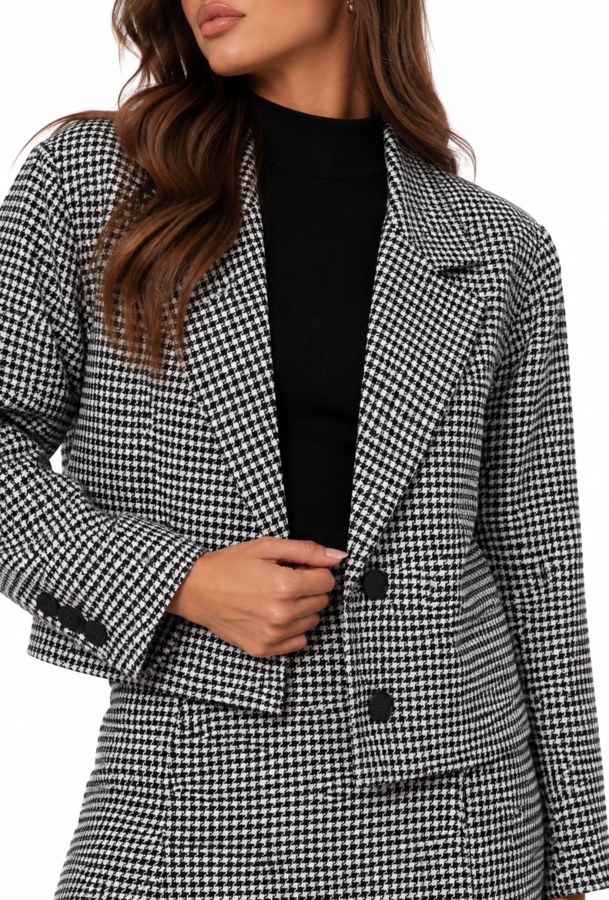 Houndstooth Blazer