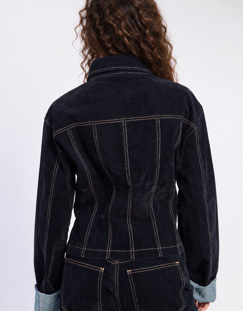 Button Up Long Sleeve Denim Jacket