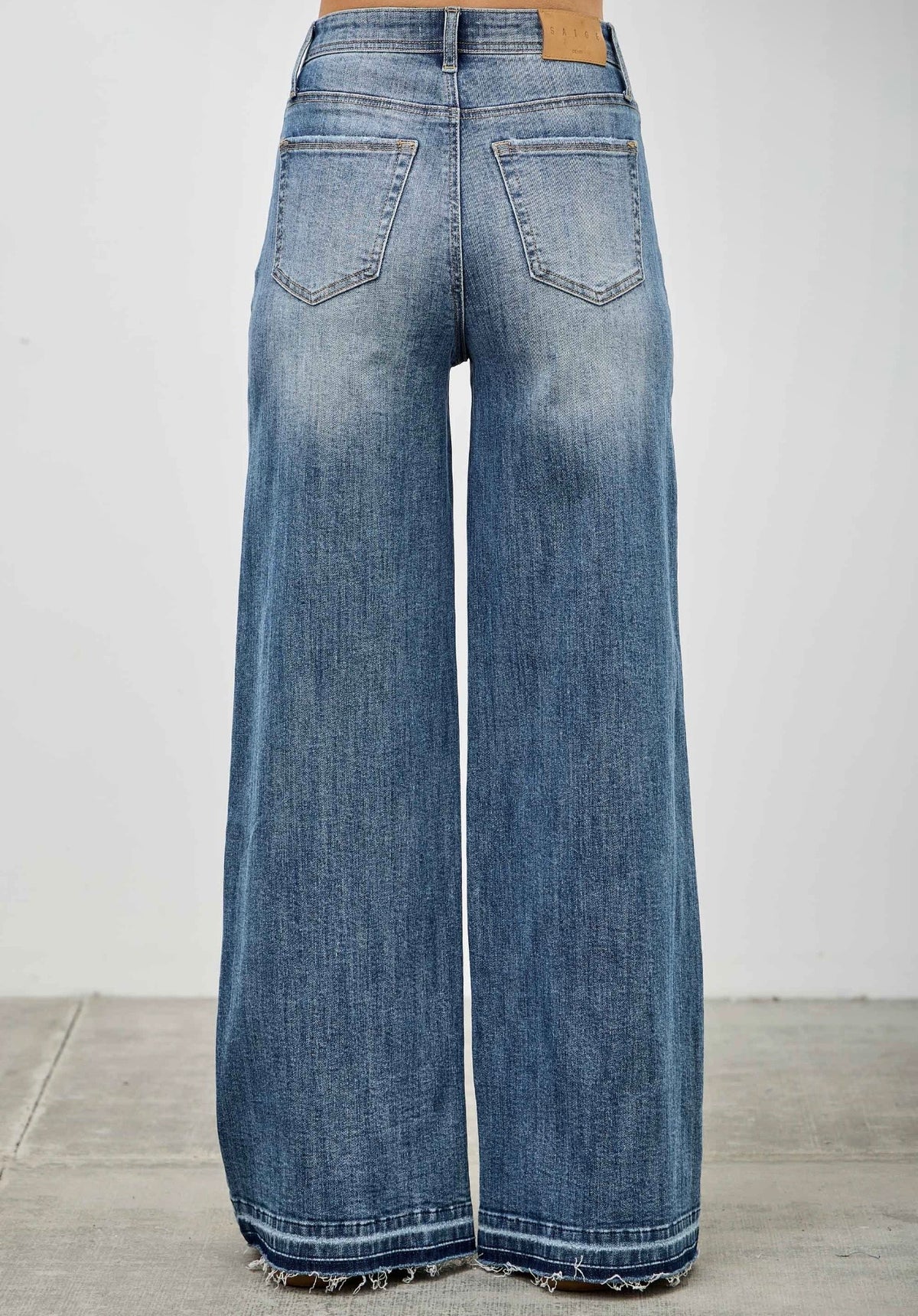 High Rise Wide Leg Pant