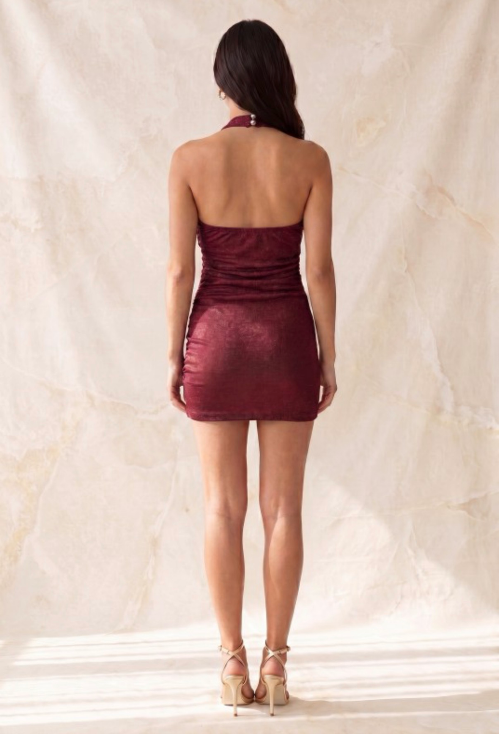 Metallic Mini Dress