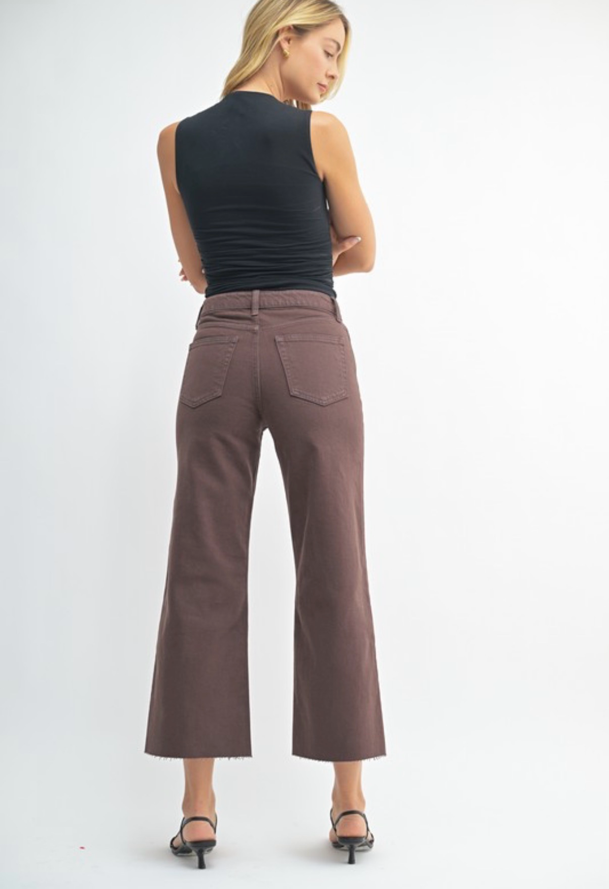 High Rise Wide Leg Jeans